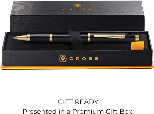 Cross Century II Classic Black Rollerball Pen | Timeless Luxury Writing Instrument | Executive & Gift Pen