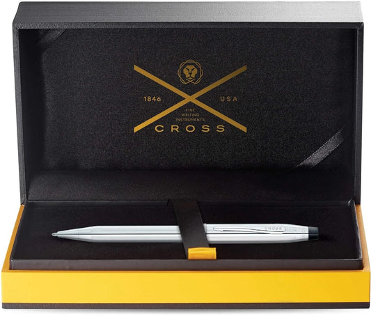 Cross Century II Ballpoint Pen | Lustrous Chrome | Classic Luxury Writing Instrument | Executive Gift