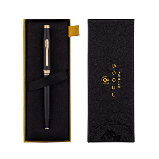 Cross Coventry Rollerball Pen | Black Lacquer | Smooth Liquid Ink | Luxury Writing Instrument | Executive Gift Pen