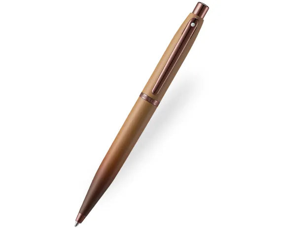 Sheaffer 100 9374 Coffee Edition Matt Brown Ballpoint Pen With Regal PVD Appointments